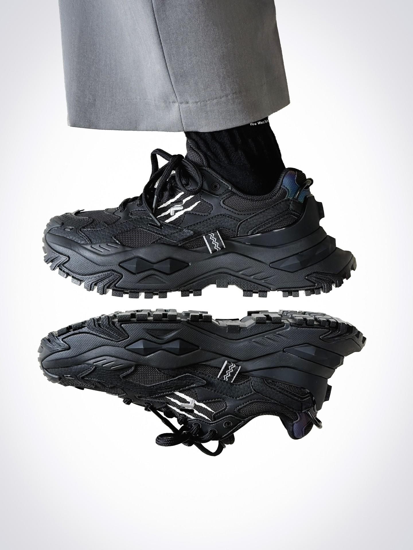 "帅气超级加倍"❗️FILA FUSION爪痕老爹鞋上脚🦶🏻